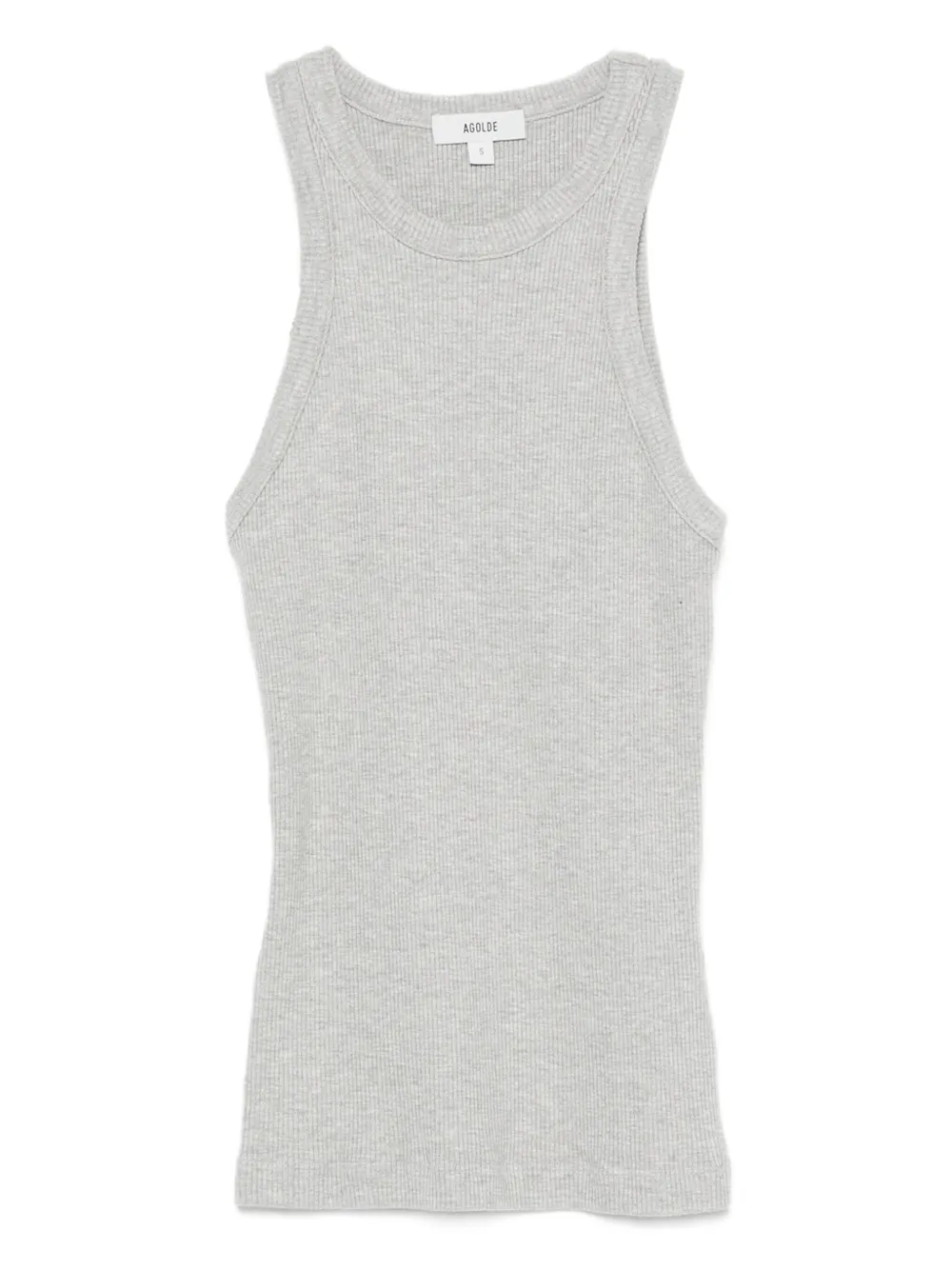 AGOLDE ribbed tank top Grijs