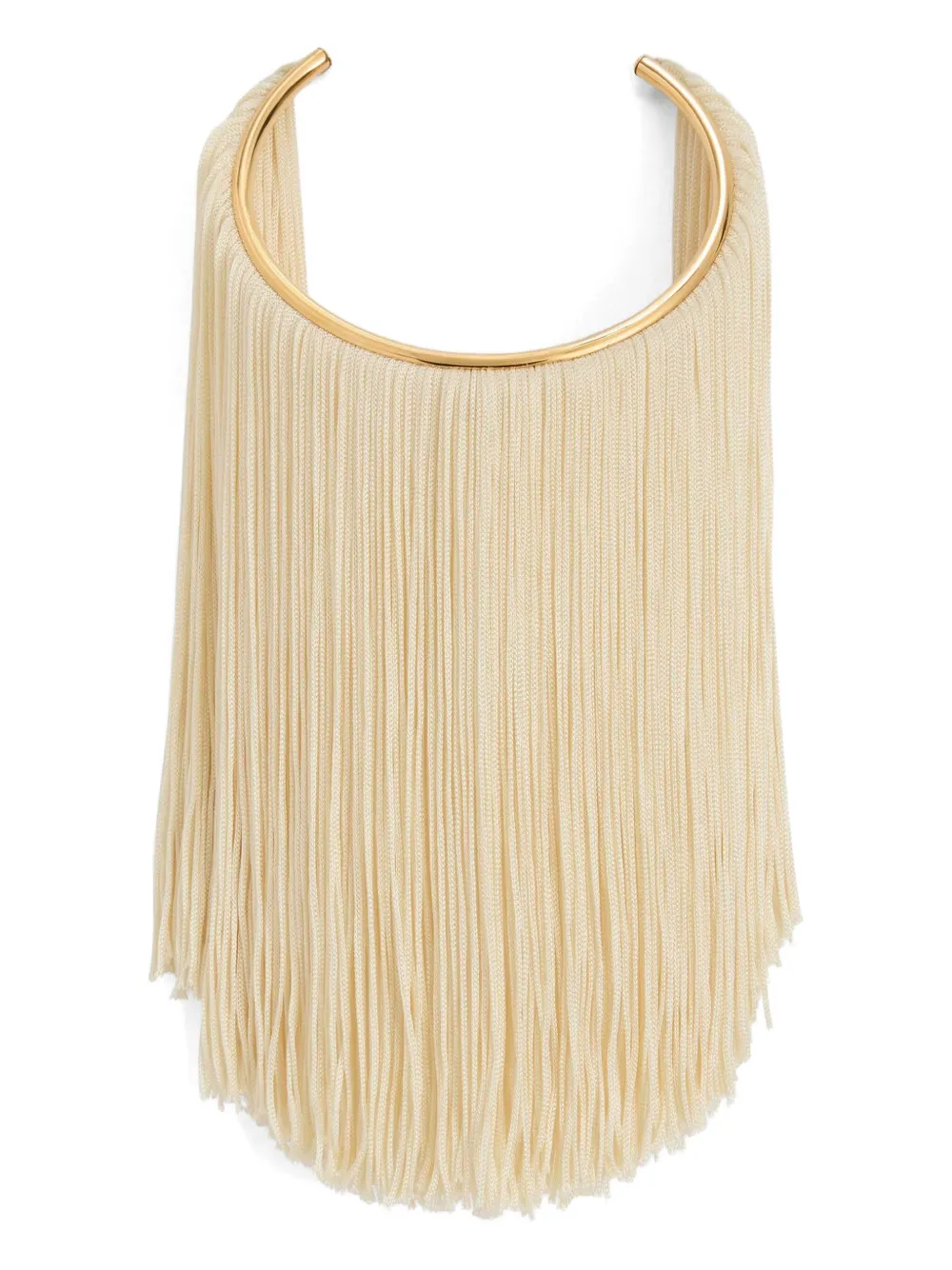 fringed necklace