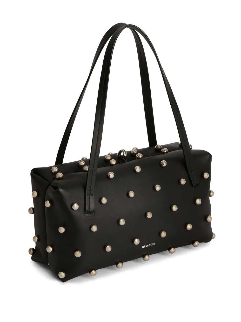 Jil Sander Goji Pillow kleine shopper Zwart