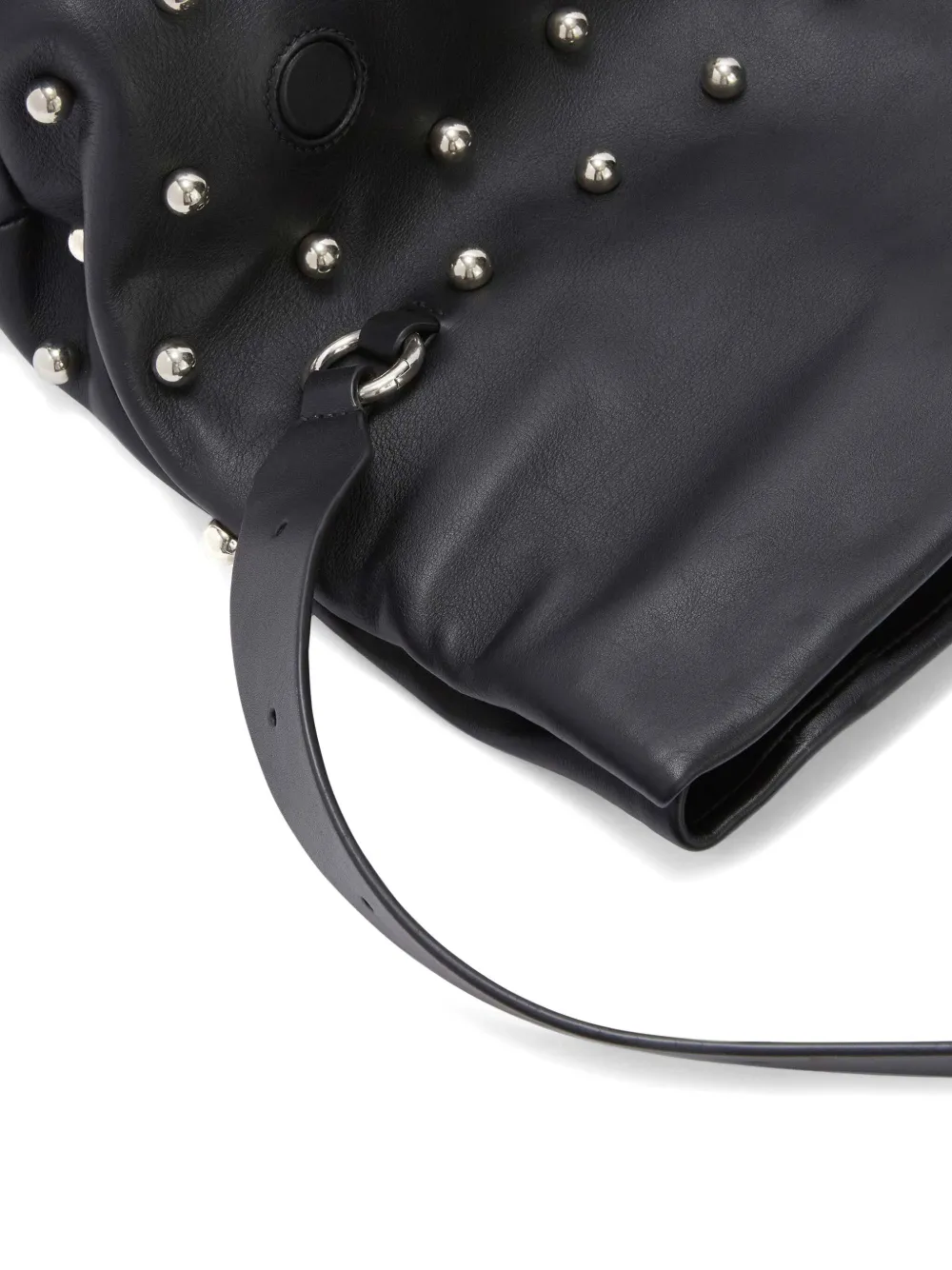 Jil Sander Rollup kleine tas Zwart