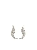 Jil Sander wing-shaped earrings - Silver