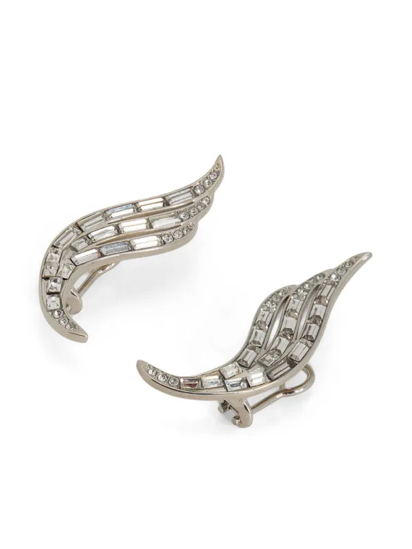 Jil Sander wing-shaped Earrings | Silver | FARFETCH