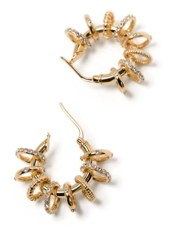 ピアス AMINA MUADDI Gold l Multiring Earrings 27773467_57606264_600.jpg