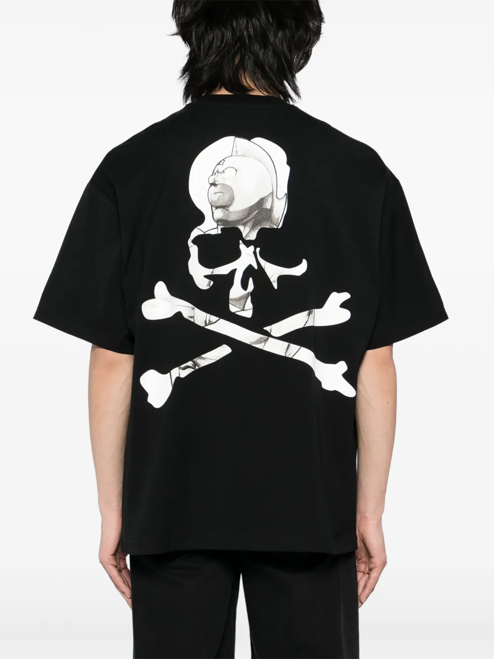 Mastermind Japan T-shirt met grafische print Zwart