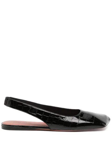 Amina Muaddi Ane ballerina flats