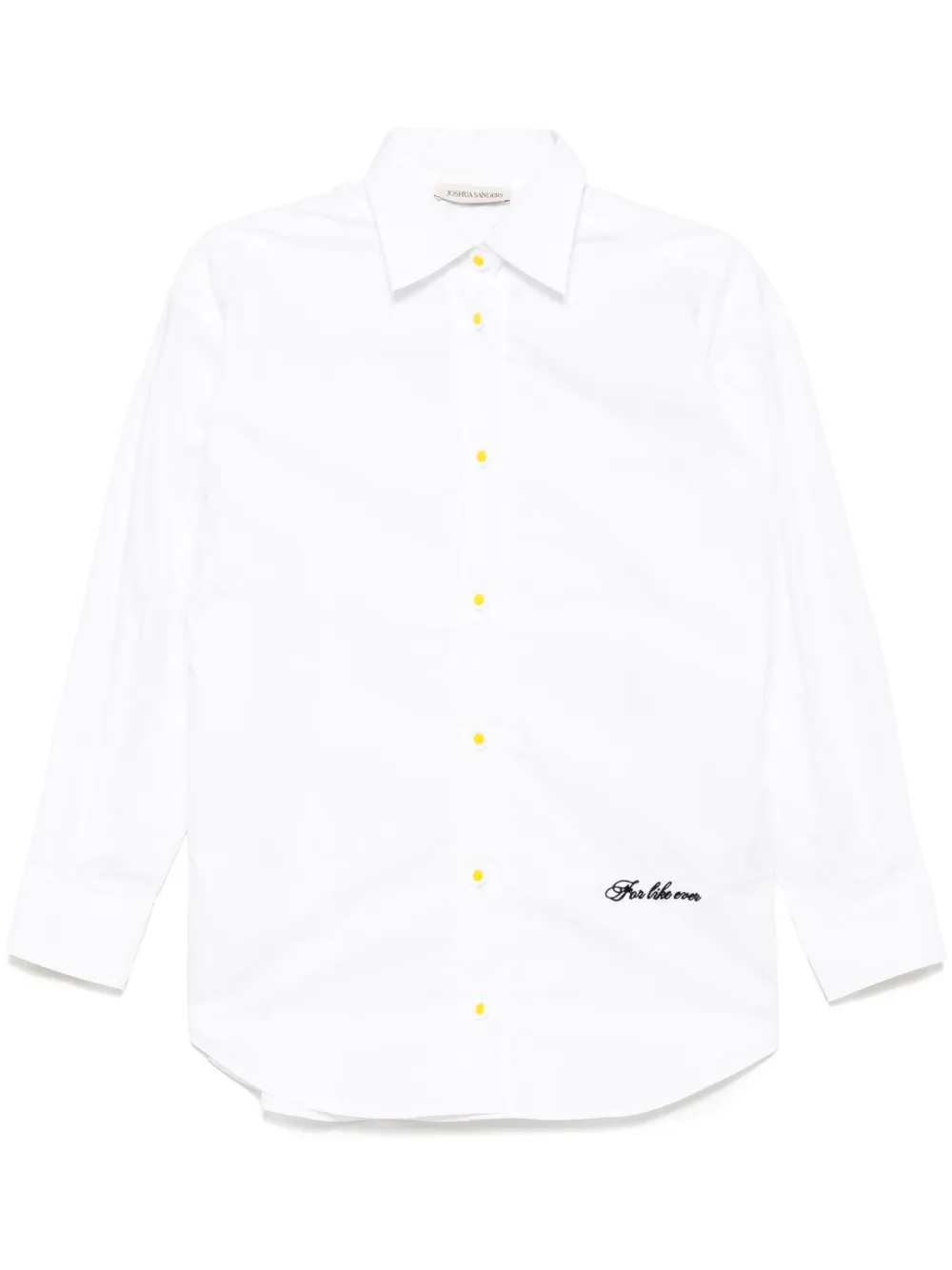 Joshua Sanders daisy-button shirt | White | Image 1