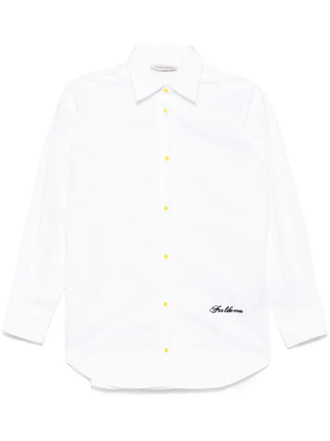 Joshua Sanders daisy-button shirt