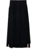 Thom Browne twill pleated skirt - Blue