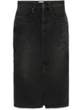 ISABEL MARANT Britt midi skirt - Black