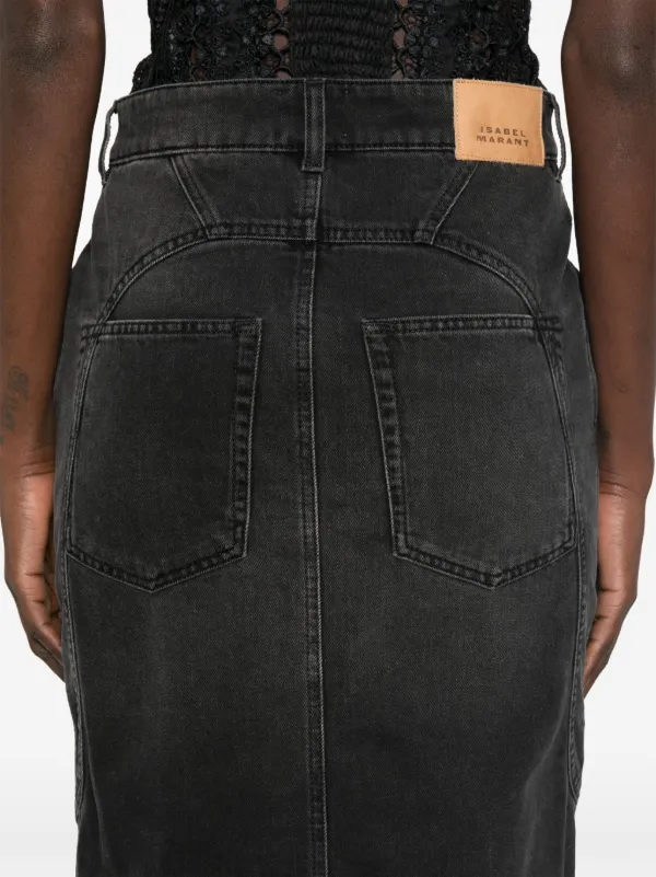 【Isabel Marant】 Britt midi skirt BRITT SKIRT Woman ecru | ISABEL MARANT Official online store