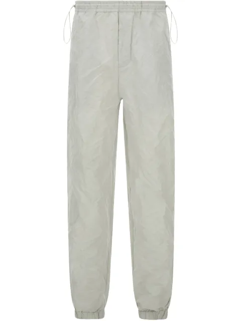 Ferragamo pants con diseño arrugado