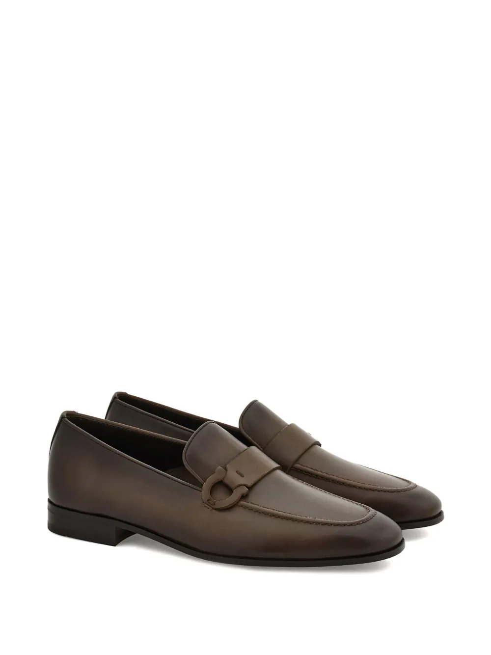 Ferragamo Gancini loafer Brown