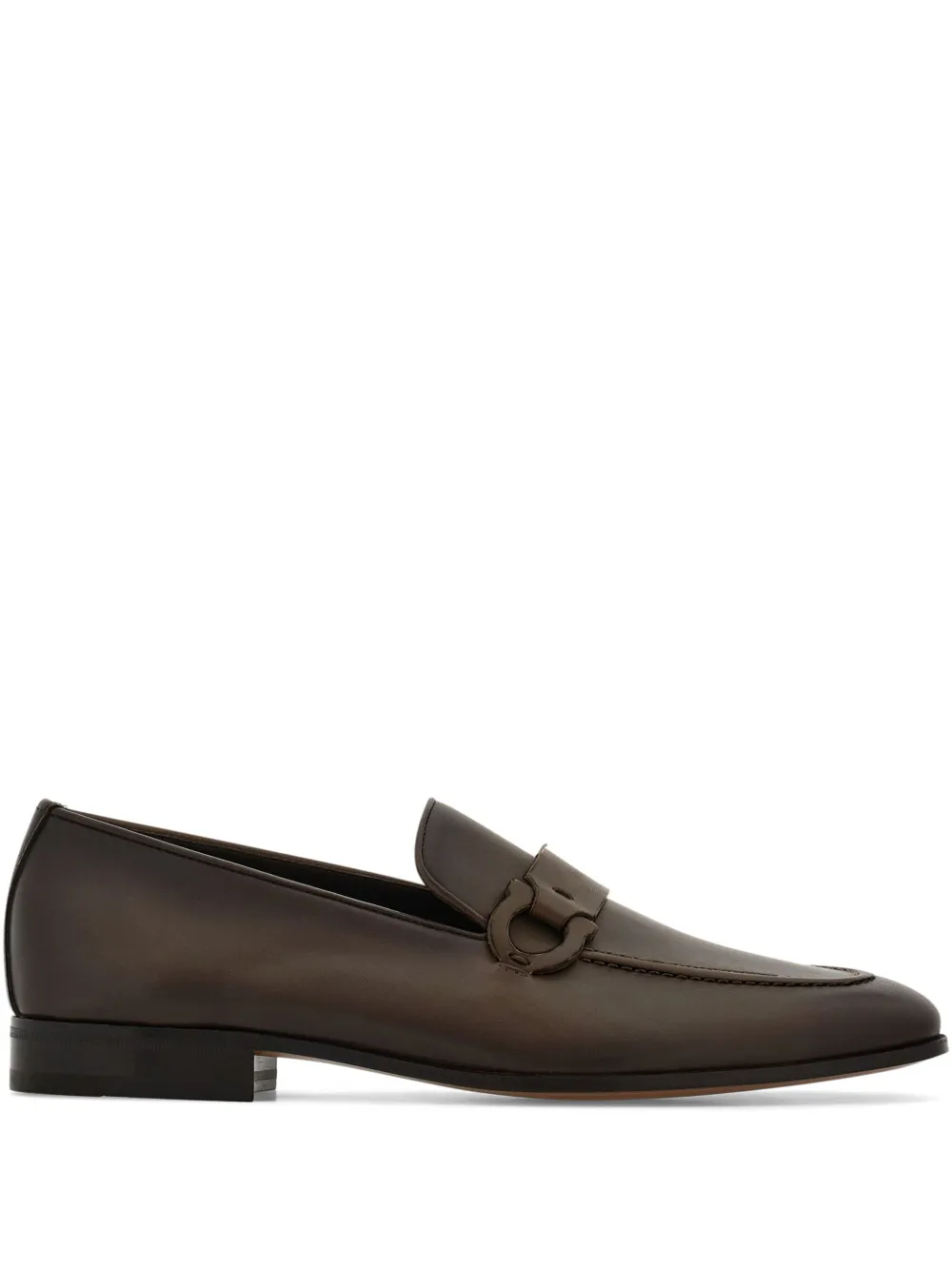 Ferragamo Gancini loafer Brown