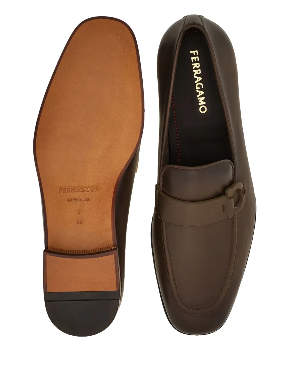 Ferragamo Gancini loafer Brown