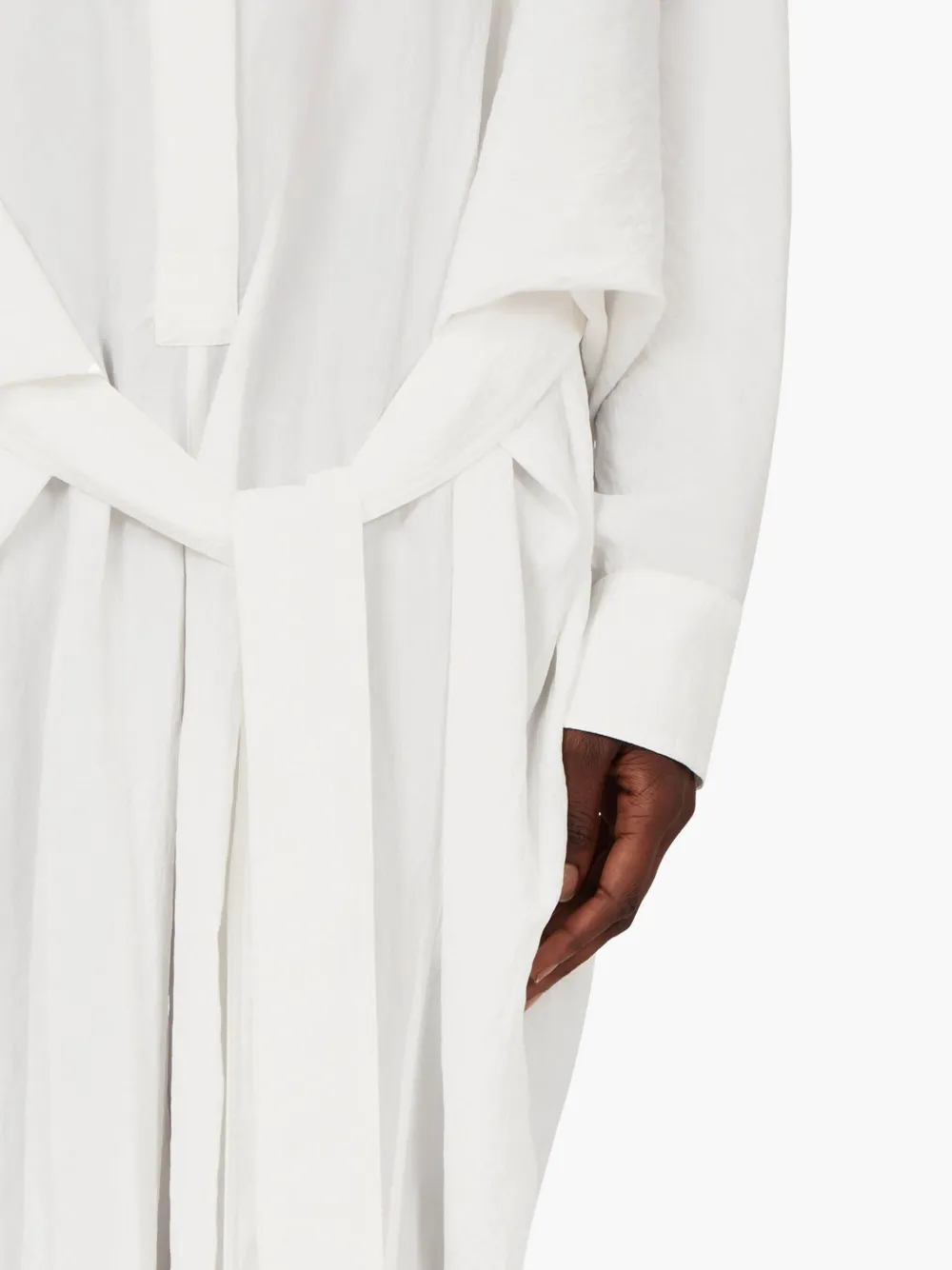 Ferragamo Jumpsuit met lange mouwen White