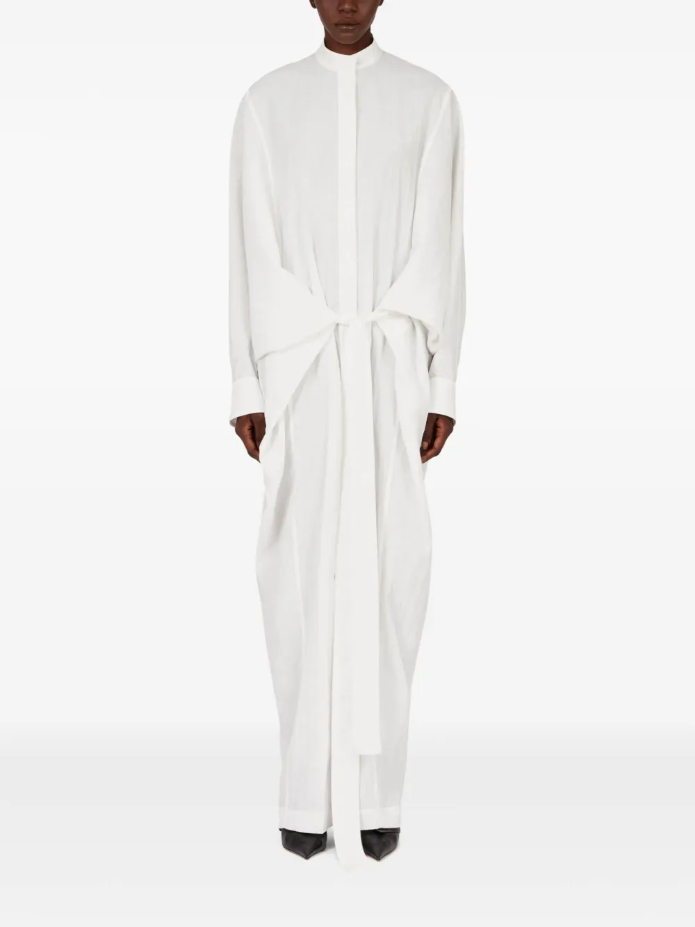 Ferragamo Jumpsuit met lange mouwen White