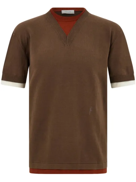 Ferragamo layered knitted T-shirt
