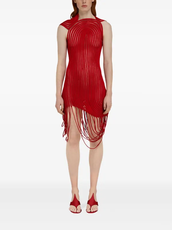 asymmetric mini dress Eloisee Floral Asymmetrical Mini Dress