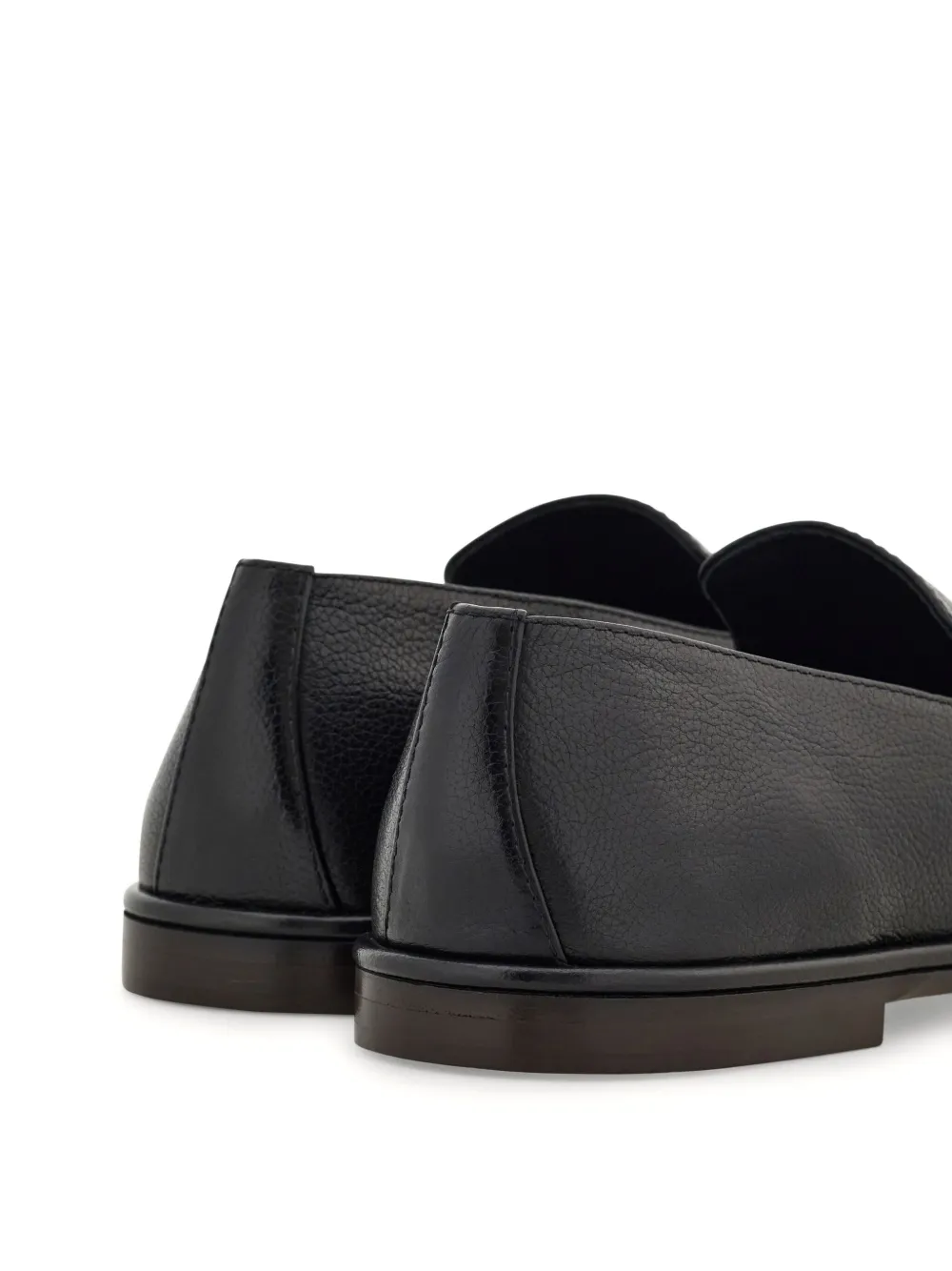 Ferragamo Leren loafers Zwart