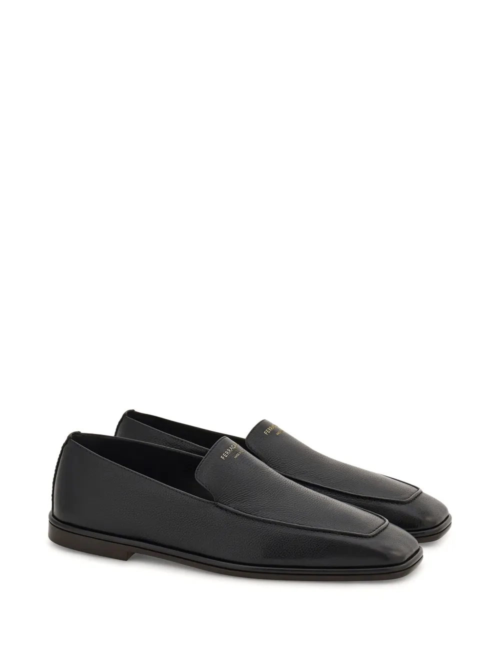 Ferragamo Leren loafers - Zwart