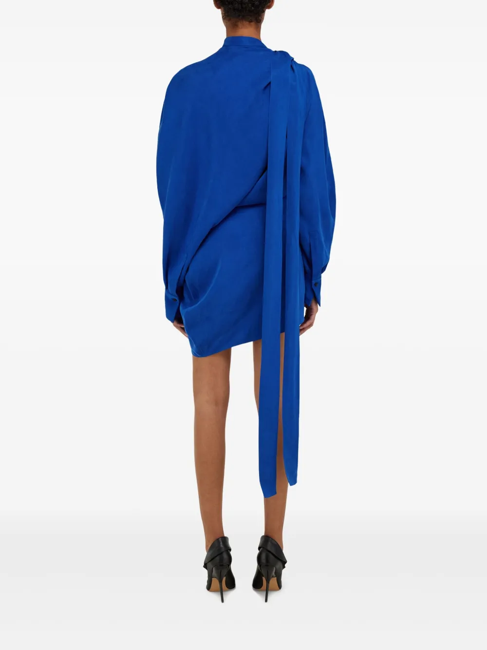 Ferragamo Asymmetrische mini-jurk Blauw