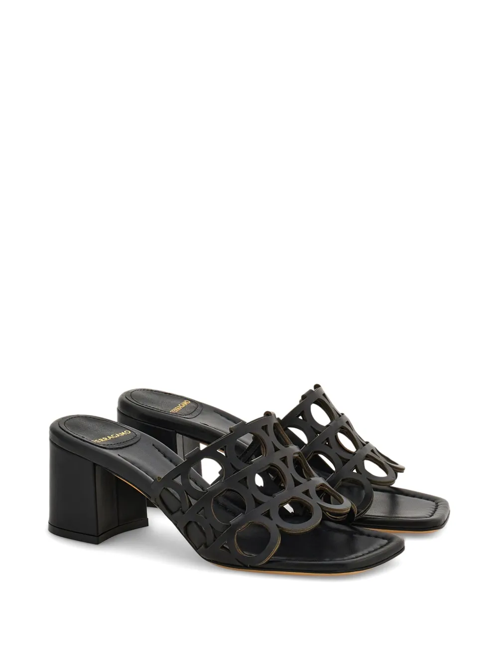 Ferragamo Gancini mules Black