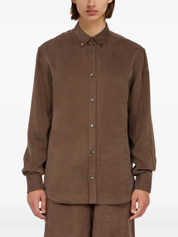 ferragamo dress shirts Ferragamo Monogram shirt - Men