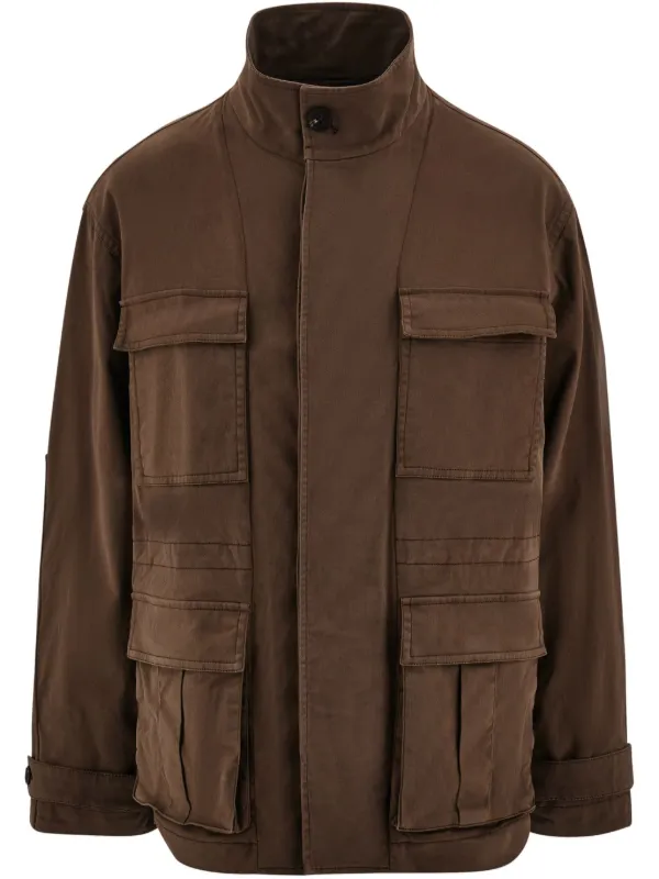Ferragamo Saharan Jacket in Brown