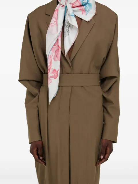 Ferragamo hydrangea-print silk scarf 783657 - 3