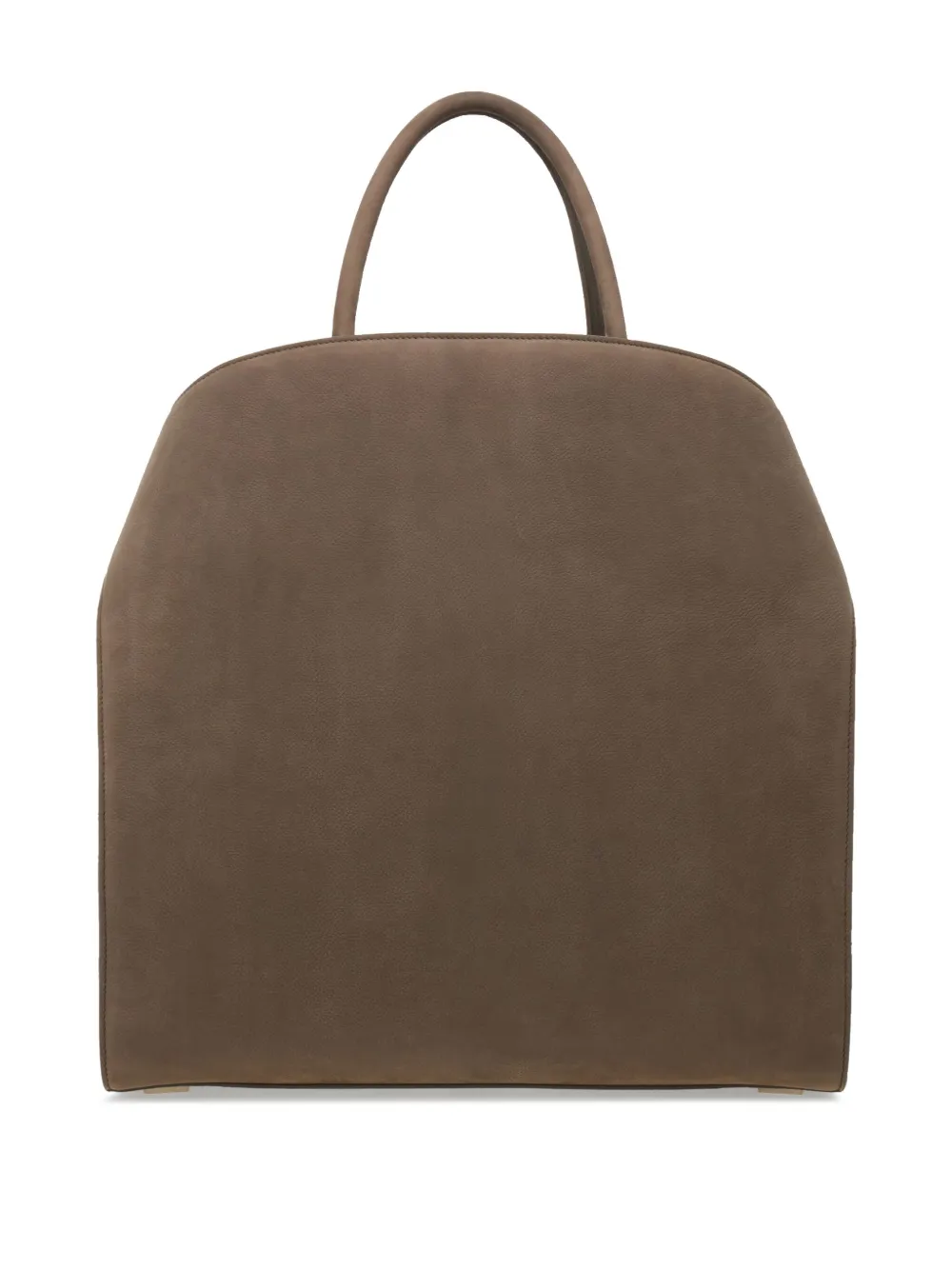 Shop Ferragamo Hug Tote Bag In Brown