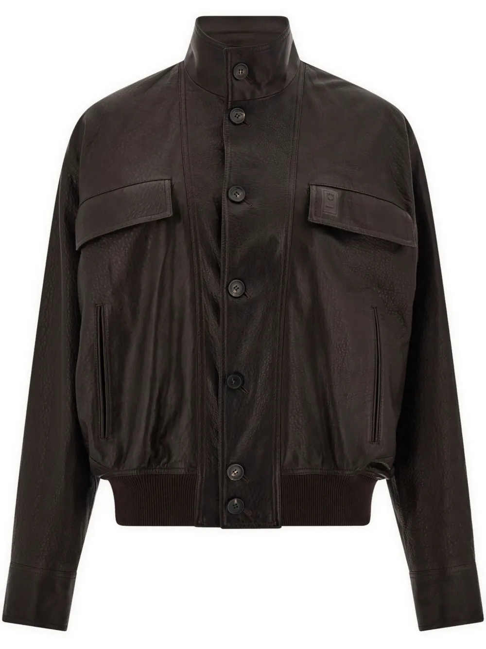 Ferragamo leather jacket | Brown | Image 1