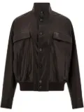 Ferragamo leather jacket - Brown