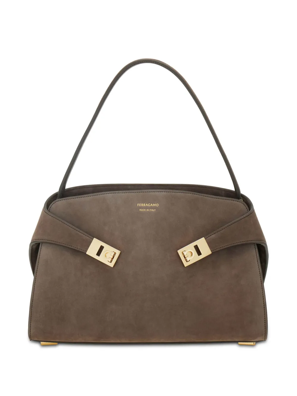 Ferragamo medium Soft Hug shoulder bag | Brown | Image 1