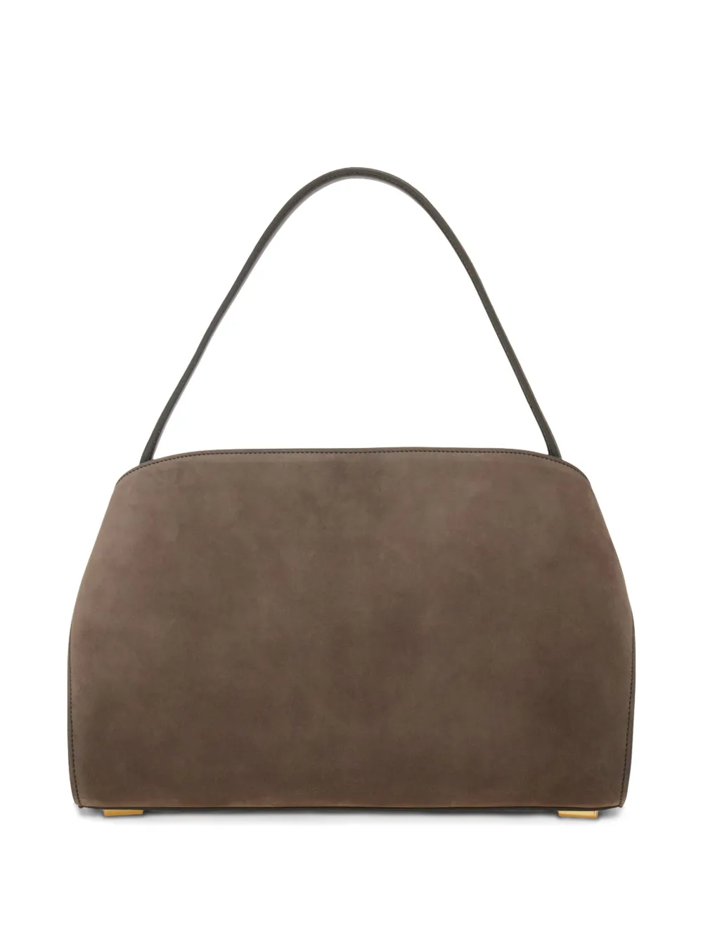 Ferragamo Medium Hug Suede Shoulder Bag In Brown