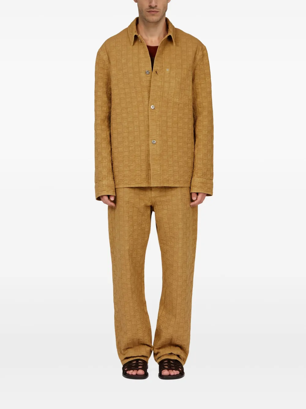 Ferragamo Monogram jeans - Beige