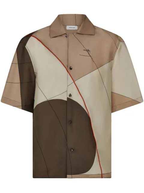 Ferragamo printed silk shirt