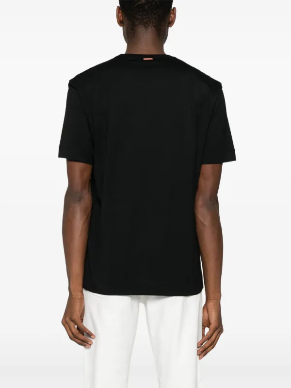 Zegna コットン Tシャツ | ブラック | FARFETCH JP