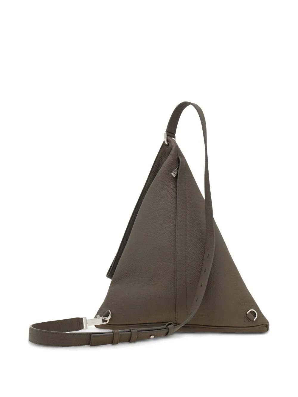 Ferragamo Leren schoudertas Grijs