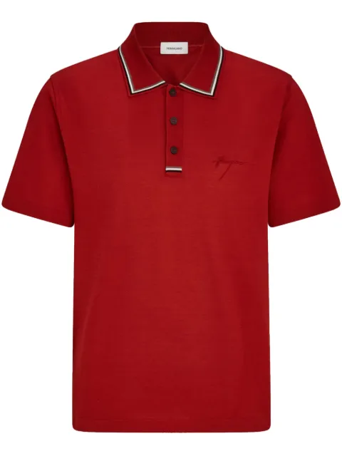 Ferragamo Tipped polo shirt