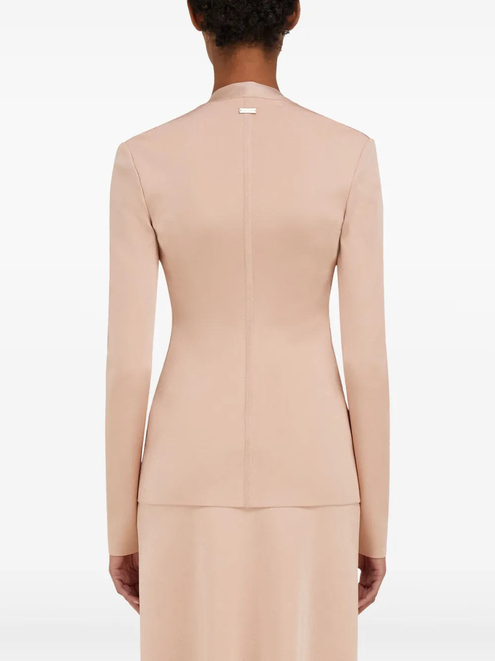 Ferragamo Vest met V-hals Roze