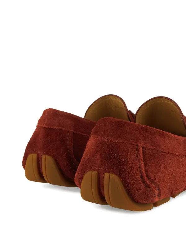 Ferragamo ガンチーニ ローファー | レッド | FARFETCH JP