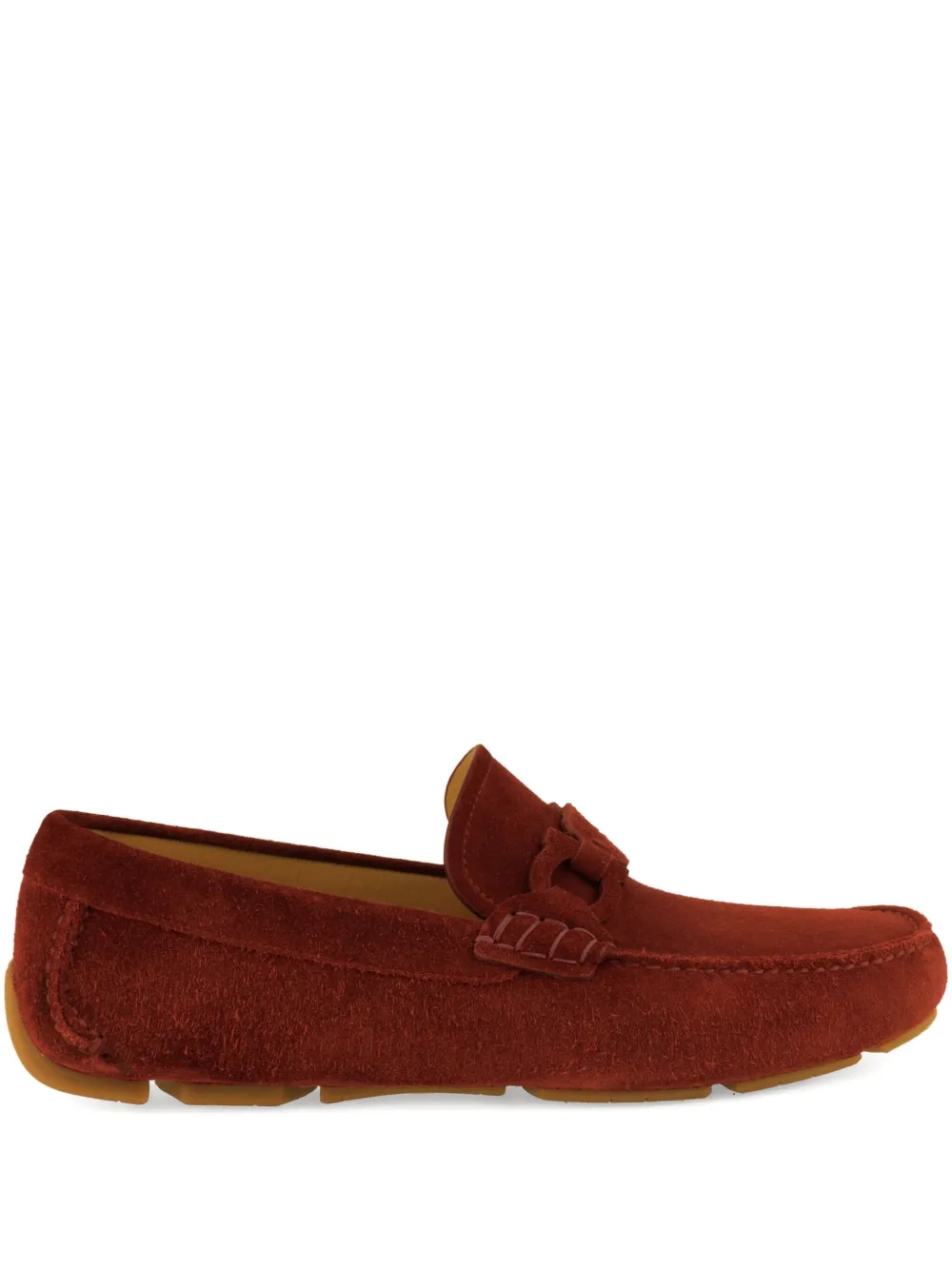 Ferragamo Gancini loafers Red