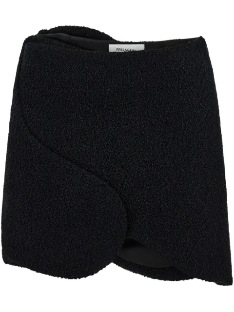 Ferragamo bouclé mini skirt