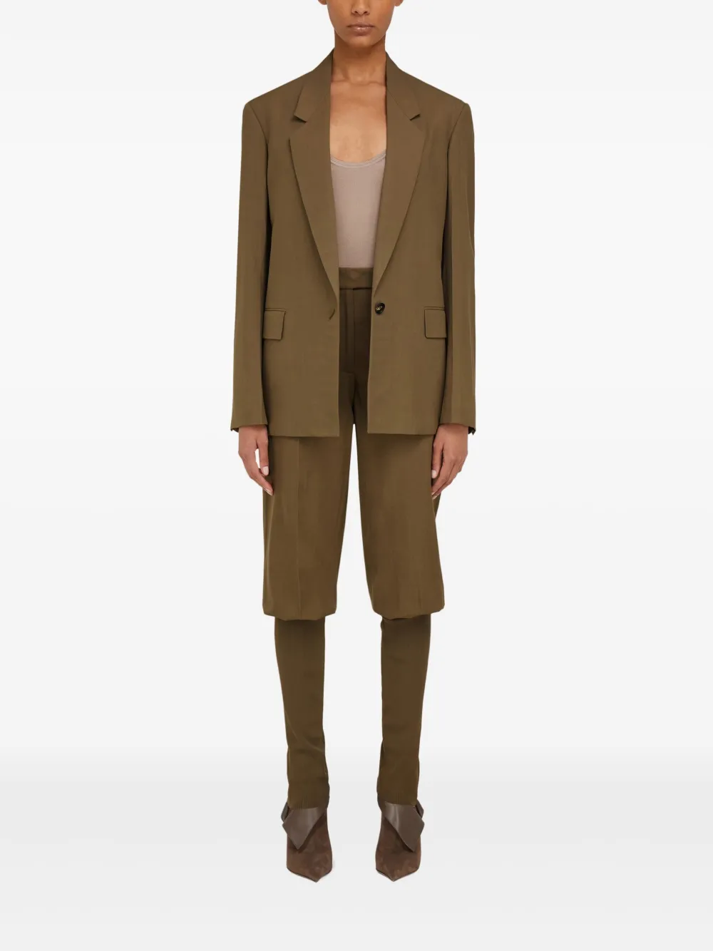 Ferragamo tailored trousers - Groen