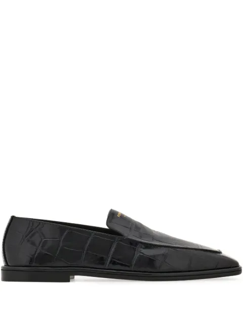Ferragamo leather loafers