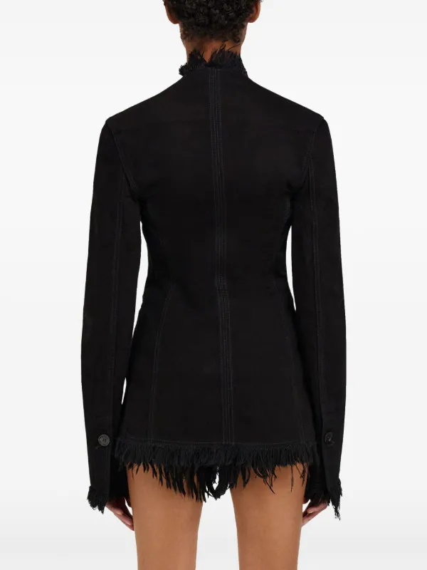 [Salvatore Ferragamo]フリンジブレザー Ferragamo Fringe-Trim Plunge Blazer - Bergdorf Goodman