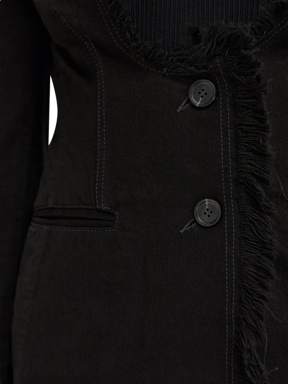 Ferragamo フリンジ ジャケット | ブラック | FARFETCH JP