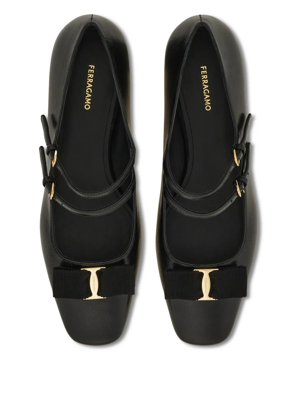 Ferragamo 30mm Vara Bow pumps Black