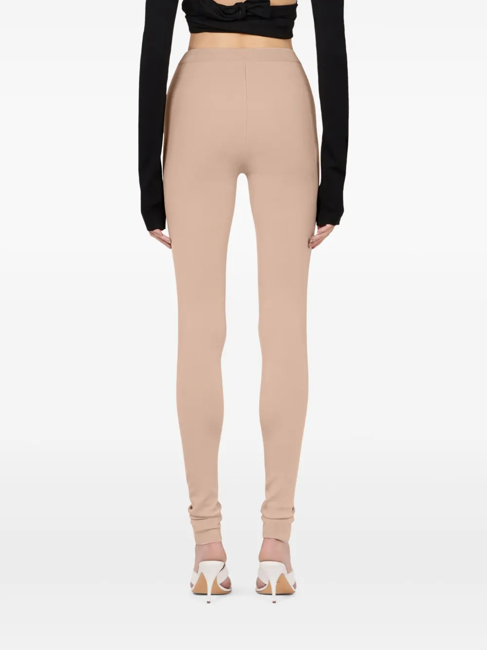 Ferragamo Geribbelde legging Roze