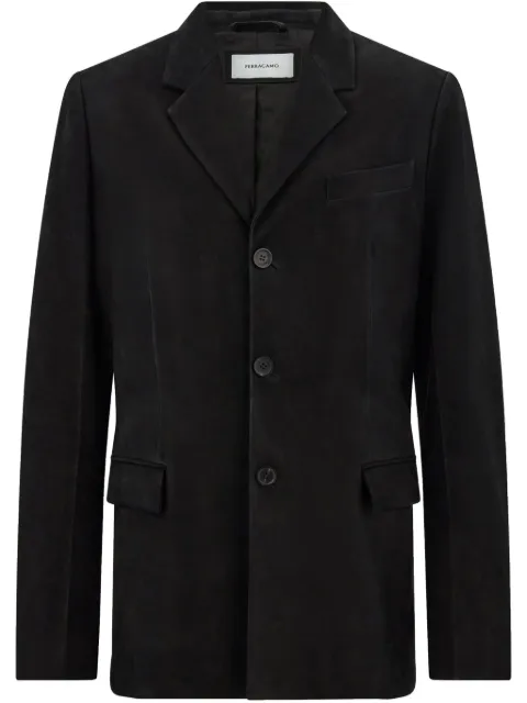 Ferragamo leather blazer